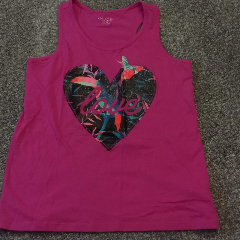 Pink LOVE tank